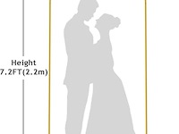 Wokceer 7.2 ft achtergrond stand - afbeelding 2 van  5