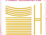 Wokceer boog standaard van 1,5 meter - afbeelding 3 van  5