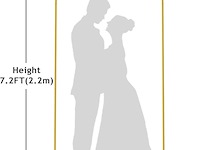 Wokceer ronde standaard van 1,5 meter - afbeelding 2 van  3