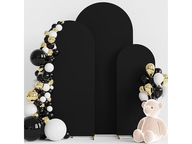 Wokceer trouwboogcover (3 stuks) - afbeelding 1 van  3