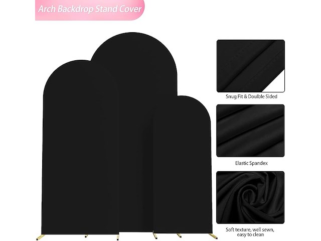 Wokceer trouwboogcover (3 stuks) - afbeelding 2 van  3