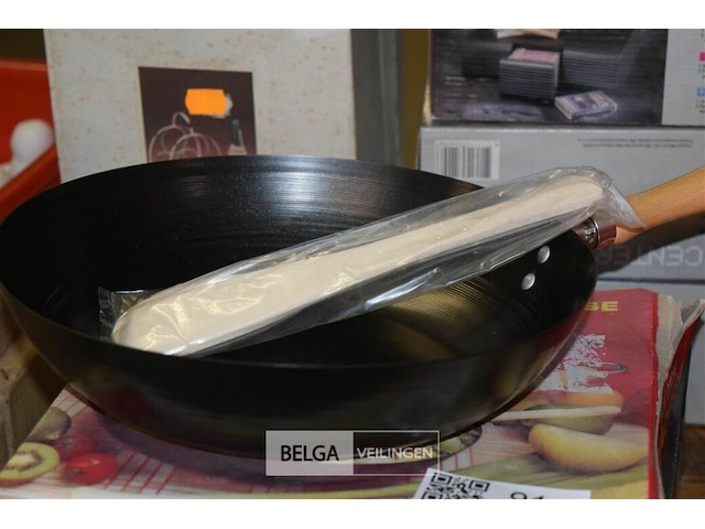 Wokpan ø28cm en hapjesschotel - afbeelding 2 van  3