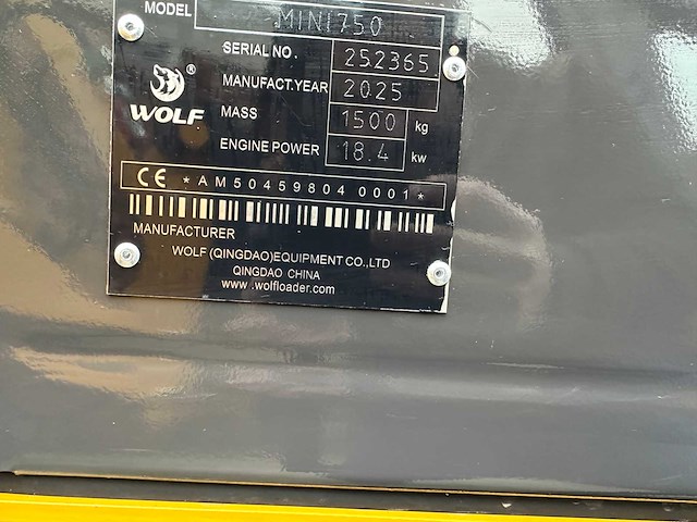 Wolf - 2025 - mini 750 - shovel - afbeelding 36 van  42