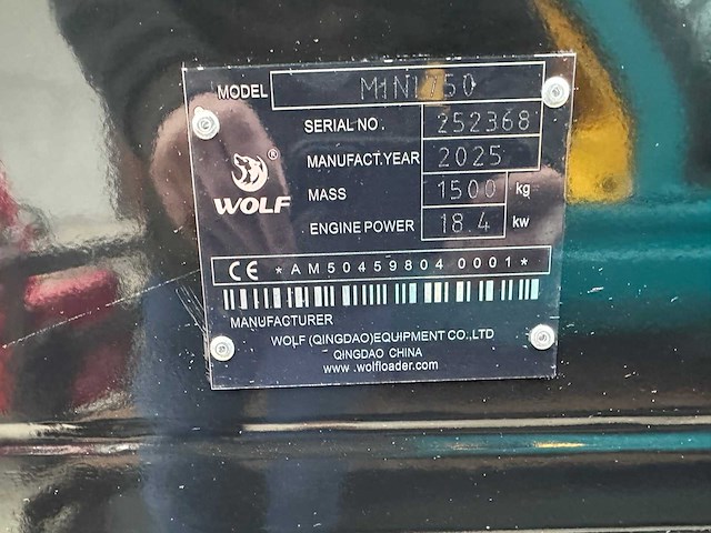 Wolf - 2025 - mini 750 - wiellader mini 750 - afbeelding 29 van  37