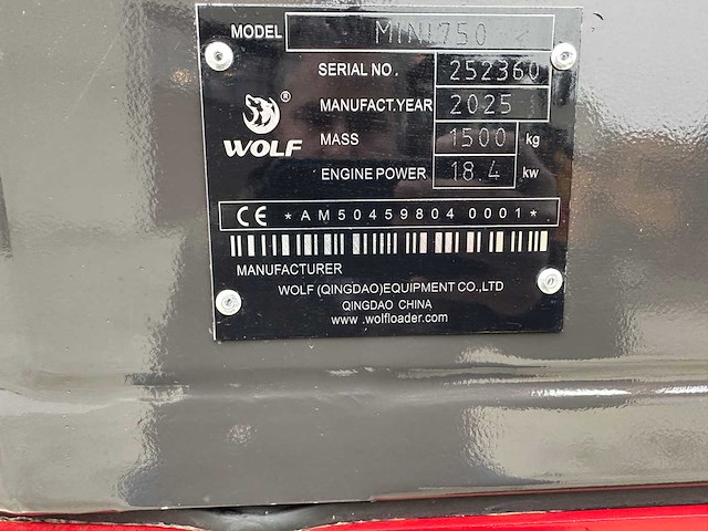 Wolf - 2025 - mini 750 - wiellader - afbeelding 36 van  42