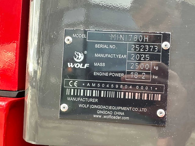 Wolf - 2025 - mini 780h - wiellader - afbeelding 42 van  47