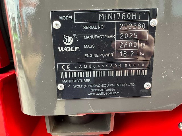 Wolf - 2025 - mini 780ht - wolf wiellader - afbeelding 50 van  55