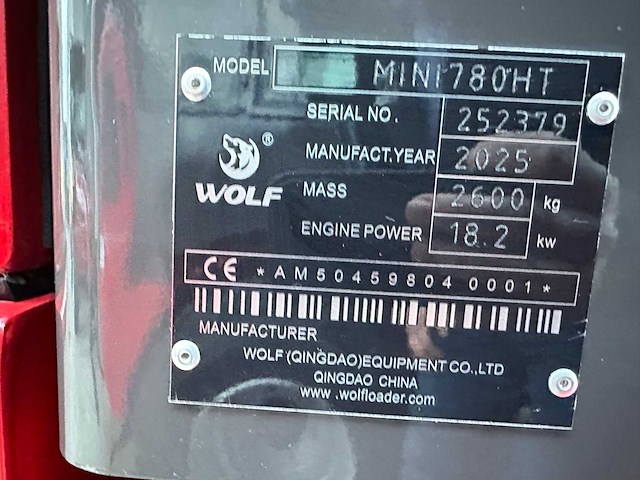 Wolf - 2025 - mini 780ht - wolf wiellader - afbeelding 48 van  55