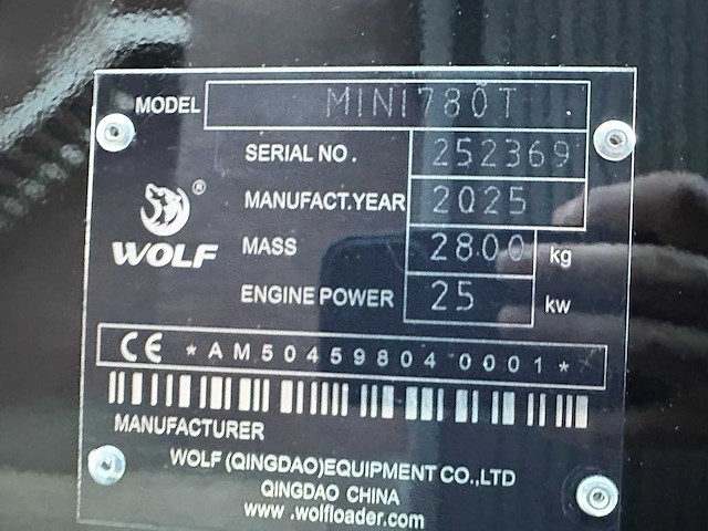 Wolf - 2025 - mini 780t - wolf wiellader mini 780t - afbeelding 41 van  47