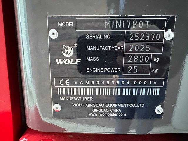 Wolf - 2025 - mini 780t - wolf wiellader - afbeelding 36 van  42