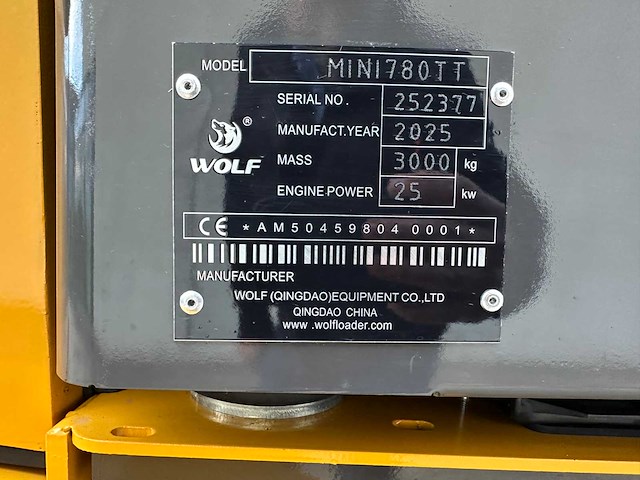 Wolf - 2025 - mini 780tt - wiellader wolf - afbeelding 48 van  53