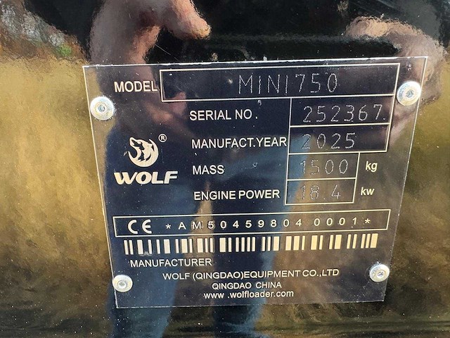 Wolf - 2025 - mini750 - wolf wiellader - afbeelding 30 van  37
