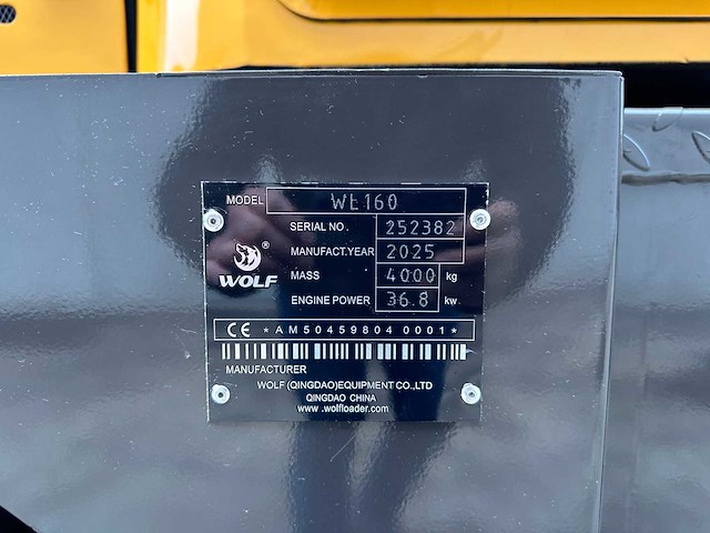 Wolf - 2025 - wl160 - wiellader wolf wl160 - afbeelding 44 van  50