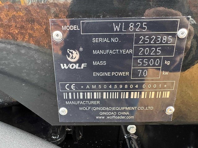 Wolf - 2025 - wl825 - wiellader - afbeelding 38 van  44