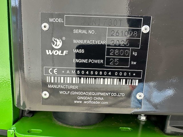 Wolf - 2026 - mini 780t - wiellader - afbeelding 40 van  46