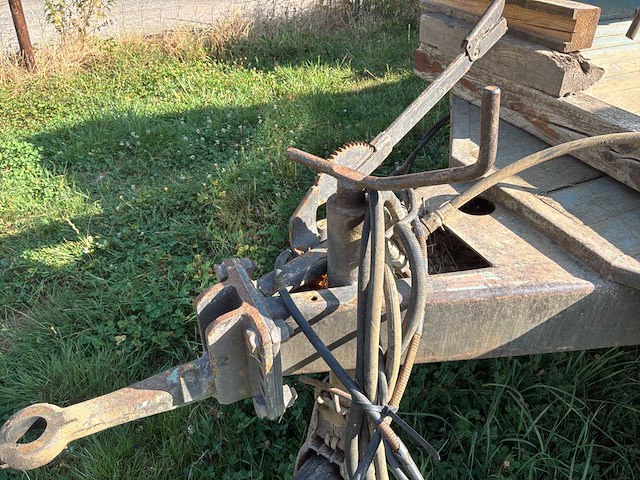 Wolf geisenfeld hop picker trailer met arm - afbeelding 2 van  18