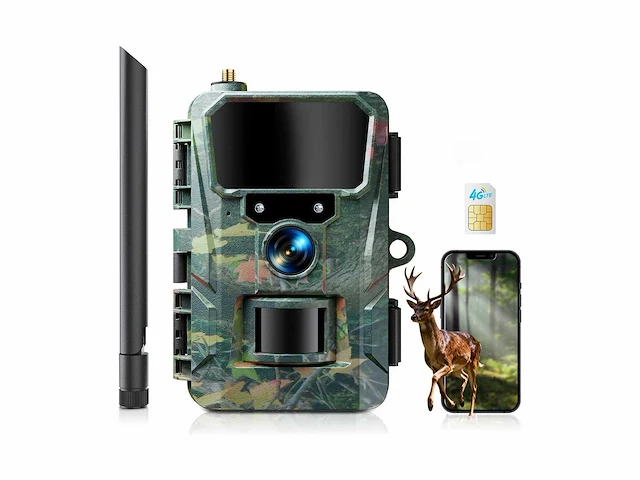 Wolfang jachtcamera, 4 g, 48 mp, 2 k, hd, jachtcamera - afbeelding 1 van  9