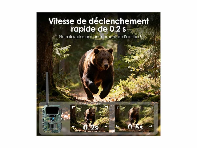 Wolfang jachtcamera, 4 g, 48 mp, 2 k, hd, jachtcamera - afbeelding 6 van  9
