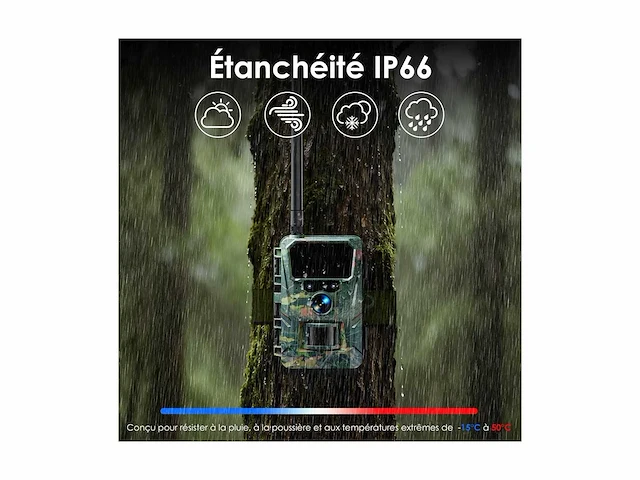 Wolfang jachtcamera, 4 g, 48 mp, 2 k, hd, jachtcamera - afbeelding 7 van  9