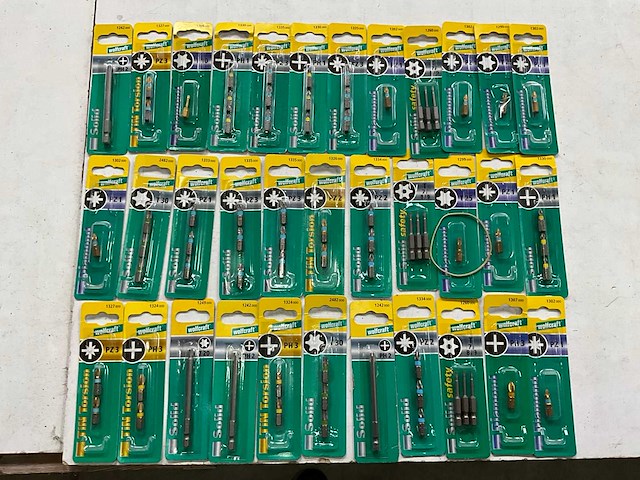 Wolfcraft diverse bits in blister verpakking (34x) - afbeelding 1 van  8
