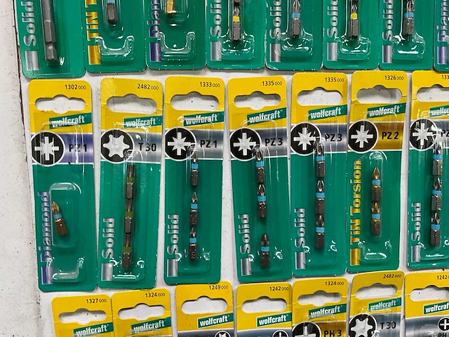 Wolfcraft diverse bits in blister verpakking (34x) - afbeelding 5 van  8
