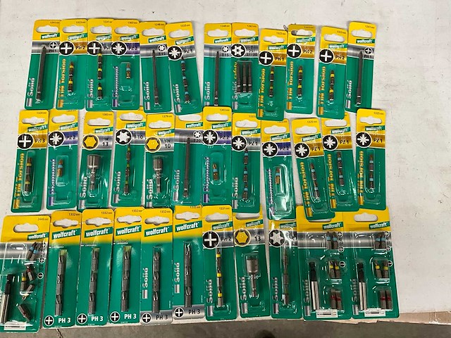 Wolfcraft diverse bits in blister verpakking (35x) - afbeelding 2 van  6