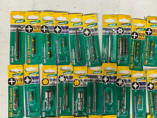 Wolfcraft diverse bits in blister verpakking (35x) - afbeelding 3 van  6