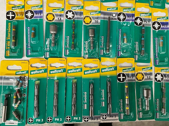 Wolfcraft diverse bits in blister verpakking (35x) - afbeelding 6 van  6