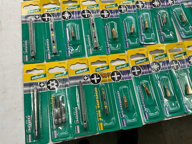 Wolfcraft diverse bits in blister verpakking (36x) - afbeelding 6 van  8