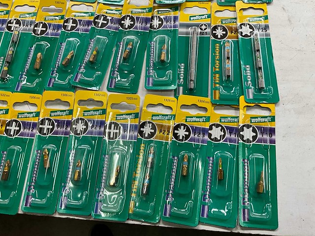 Wolfcraft diverse bits in blister verpakking (36x) - afbeelding 7 van  8