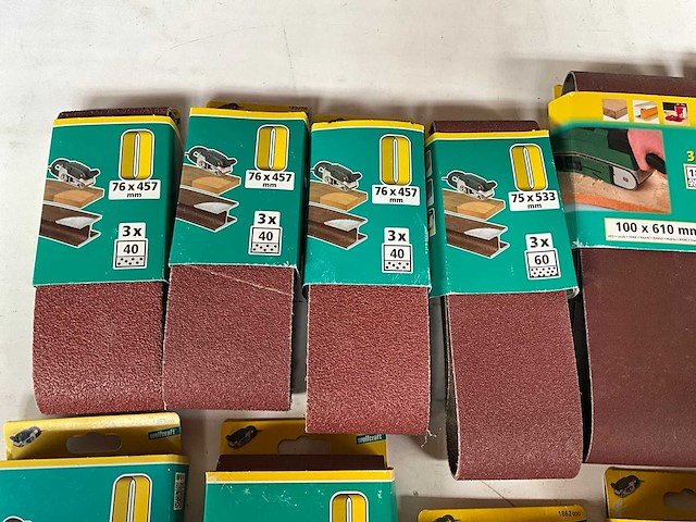 Wolfcraft diverse schuurpapier voor bandschuurmachine (30x) - afbeelding 2 van  9