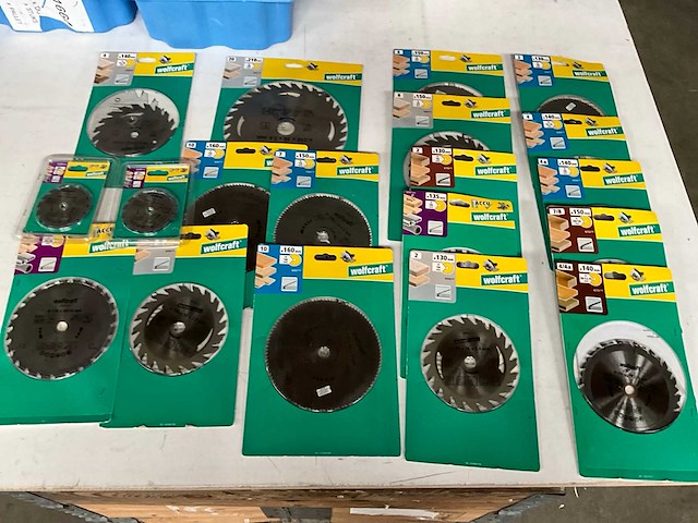 Wolfcraft diverse zaagbladen (19x) - afbeelding 1 van  7