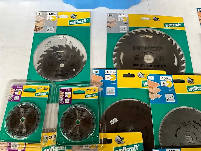 Wolfcraft diverse zaagbladen (19x) - afbeelding 3 van  7