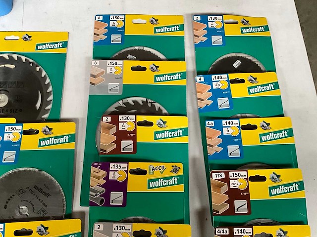 Wolfcraft diverse zaagbladen (19x) - afbeelding 5 van  7