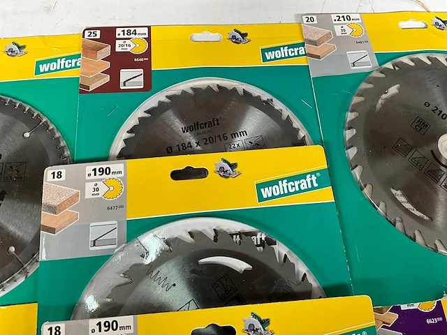 Wolfcraft diverse zaagbladen (7x) - afbeelding 3 van  8