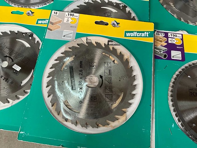 Wolfcraft diverse zaagbladen (7x) - afbeelding 6 van  8