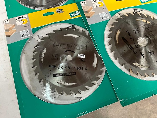 Wolfcraft diverse zaagbladen (7x) - afbeelding 7 van  8