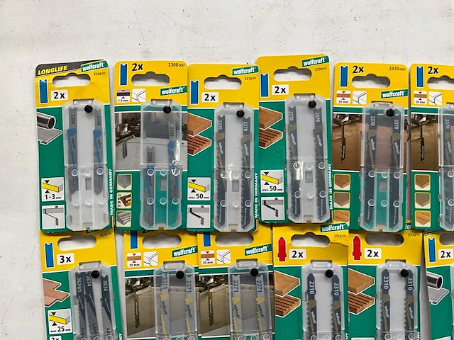Wolfcraft diverse zaagbladen in blister verpakking (21x) - afbeelding 2 van  6