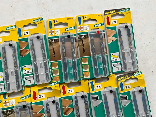 Wolfcraft diverse zaagbladen in blister verpakking (21x) - afbeelding 3 van  6