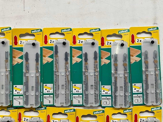 Wolfcraft diverse zaagbladen in blisterverpakking (19x) - afbeelding 2 van  4