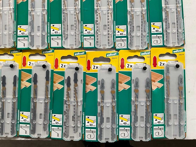 Wolfcraft diverse zaagbladen in blisterverpakking (19x) - afbeelding 3 van  4