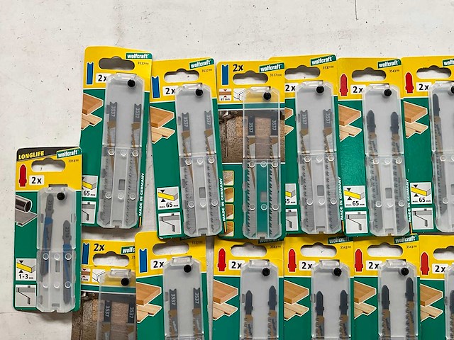 Wolfcraft diverse zaagbladen in blisterverpakking (19x) - afbeelding 5 van  6