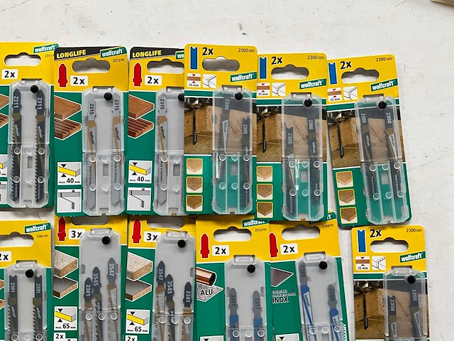 Wolfcraft diverse zaagbladen in blisterverpakking (27x) - afbeelding 3 van  6