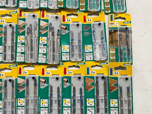 Wolfcraft diverse zaagbladen in blisterverpakking (27x) - afbeelding 4 van  6