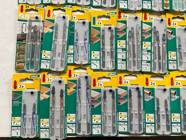 Wolfcraft diverse zaagbladen in blisterverpakking (27x) - afbeelding 5 van  6