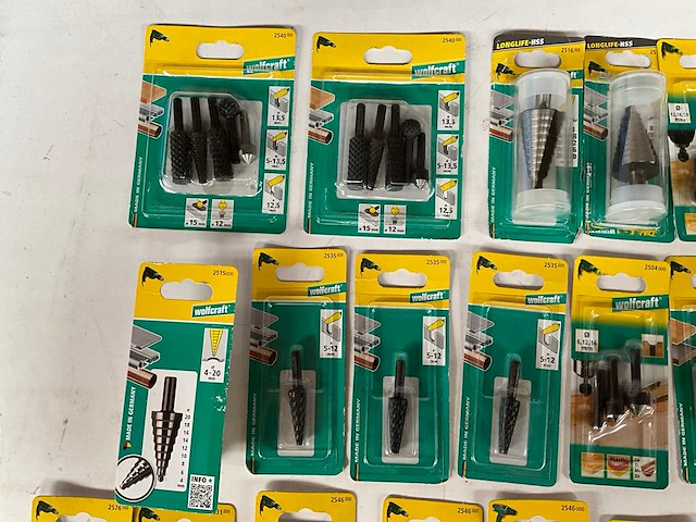 Wolfcraft mix kavel boor/frees accessoires - afbeelding 1 van  8