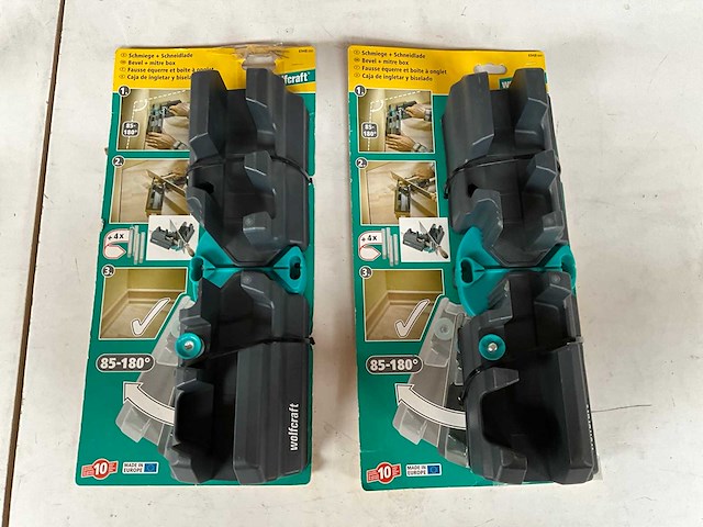 Wolfcraft zweihaak + verstekbak (2x) - afbeelding 1 van  4