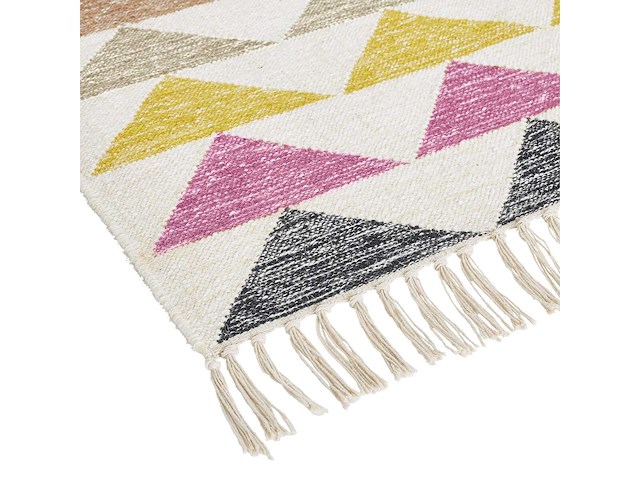 Wollen kilim tapijt 120x170 - afbeelding 3 van  5