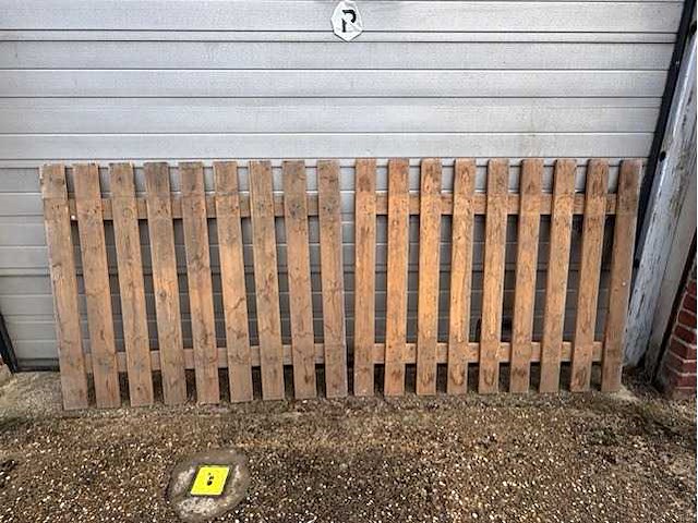 Wooden garden fence (10x) - afbeelding 1 van  5