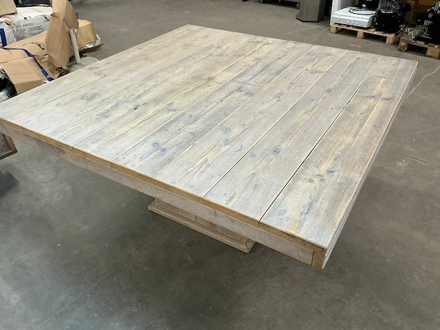 Woodiez steigerhouten beachbar tafel (4x) - afbeelding 2 van  4